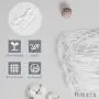 55 Yard Elastic String for Masks, Elastic Cord for Masks, White Cord Stretchy Ear Tie Rope Handmade String for Sewing,1/8-Inch (3mm) by Aitere