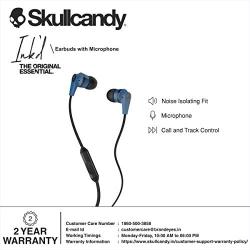 Skullcandy Inkd 2.0 Micd Ear Bud Headphone (Blue)