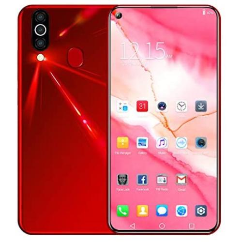 happyYE 2020 New Unlocked Smartphone, 6.6 Inch Ultrathin Dual SIM Cell Phone- Android 6.1 Quad-Core 2G+32G GSM 3G WiFi Unlocked Mobile Phone Big Battery (Red)