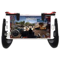 ASDQ for Pubg Gamepad, for Mobile Phone Game Controller, Shooter Trigger Fire Button, for iOS Android Phone Game Pad Accessories (Color : Clear)