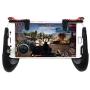 ASDQ for Pubg Gamepad, for Mobile Phone Game Controller, Shooter Trigger Fire Button, for iOS Android Phone Game Pad Accessories (Color : Clear)