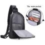 OSOCE Sling Chest Cross Body Bag, Waterproof Anti-Theft Shoulder Backpack Pack for Travel Sport