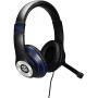 Audio Council PWN Gaming Headset with Stereo Over Ear Gamer Headphones, Adjustable Microphone, Inline Volume Control Mic PS4 PC WiiU Xbox Smartphones PC Tablets (Black/Blue)