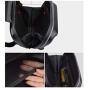 ZFF Hard Shell Waterproof Bicycle Bag on The Tube Bag Mountain Bike Front Beam Bag Bicycle Accessories Bag Mobile Phone Bag Riding Equipment Black Three Optional