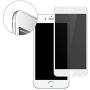TECHO Privacy Screen Protector for iPhone 8 7 6s 6, Anti Spy 9H Tempered Glass, Edge to Edge Full Cover Screen Protector [Anti-Fingerprint] [Bubble Free] [Full Coverage] (White)