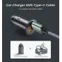 USB Fast Car Charger,AINOPE Dual QC3.0 Port 6A/36W [All Metal] Cigarette Lighter Mini Quick Charge USB Car Charger Adapter Compatible with Samsung Note 8/S9/S10+/S8,iPhone 11/11 pro/XR/X/XS/8 etc