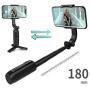 FeiyuTech Vimble One Gimbal Stabilizer for iPhone Android Smartphone, Anti-Shake Foldable Gimbal Handheld Selfie Stick Tripod Phone Holder with 18cm Extensional Stick, Vlog Youtuber Live Video TikTok