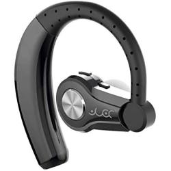 PONYBRO Wireless Headset,Super Lightweight＆Comfortable,HD Sound Wireless Earbuds with Mic,8-Hours Playtime Cell Phone Wireless Earpiece,Hands Free Headphones for Cell Phones,PC,Tablet. Black