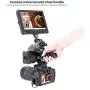 Camera Handle Grip with 3 Cold Shoe 1/4" 3/8" Threaded Holes for LED Light,Microphone,Monitor for Canon Nikon Olympus Pentax DSLR Cameras Camera Handle Grip with 3 Cold Shoe 1/4" 3/8" Threaded Holes for LED Light,Microphone,Monitor for Canon Nikon Olympus Pentax DSLR Cameras