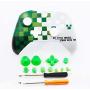 RONSHIN Gamepad Controller-Front Top Up Shell Case Housing Face Plate for Xbox One S Controller Game Cover Purple Skull Gifts for Men