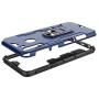 Phone Case for Samsung Galaxy A21 with Tempered Glass Screen Protector Cover and Magnetic Stand Ring Holder Slim Hybrid Hard Cell Accessories Glaxay A 21 21A A21Case GalaxyA21 A215 2020 Cases Blue