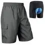 BALEAF Mens Mountain Bike Shorts 3D Padded MTB Bicycle Loose Fit Shorts Quick Dry