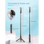 Selfie Stick, Mpow Selfie Stick Tripod with Bluetooth Remote, 360° Rotation Extendable Phone Tripod Stand Selfie Stick Compatible with iPhone11, X, iPhone 8, 8 Plus, 7, 7 Plus, Galaxy S9 S8 and More