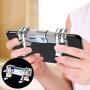 GJWHENS Mobile Game Trigger Claw Phone Aim Controller Triggers Joystick Gamepad Android iOS Joypad Fire Button Game Grip Mobile Game Controller,A