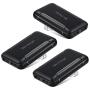 Dual USB Wall Charger, Excgood [3-Pack] Ultra Slim Foldable USB Wall Plug Flat Compatible with iPhone 11 Pro Max/Xr/Xs/X, Galaxy S10/9/8/7, Pixel and More Smartphones, Black