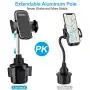 Lorima Car Phone Cup Holder, Adjustable Phone Holder Phone Mount for iPhone 11 Pro/XR/XS Max/X/8/7 Plus/6s SE Samsung Galaxy