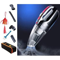 Corded Car Vacuum Cleaner DC12v Volt Wet Dry Portable Auto Vacuum Cleaner for Interior Truck Car Seat Carpet Power Cord with Carry Bag