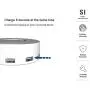 Vogek 6-Port USB Charger Desktop Charging Station with Smart Identification (White) Vogek 6-Port USB Charger Desktop Charging Station with Smart Identification (White)