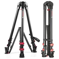 IFOOTAGE Camera Tripod 59" Professional Heavy Duty Aluminum Video Tripod Ajustable Stand Max Loading 88lbs for DSLR Camcorder Video Shooting Photography