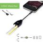 Avantree 2-Pack Two Way 3.5mm Dual Headphone Jack Splitter, AUX Stereo Earphone Earbuds Y Audio Split Adapter Cable Cord for Double Headset, Compatible with iPhone, iPad, Samsung Phones and Tablets