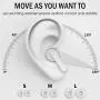 Wireless Earbuds, HOMOGO Bluetooth 5.0 Snug Wireless Earphones with Charging Case, Touch Control HiFi Stereo Long Battery Life Earbuds, Built-in Mic Earbuds for Sporting, Driving