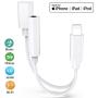 [Apple MFi Certified] Lightning to 3.5 mm Headphone Adapter Dual Ports Dongle Charger Jack&AUX Audio 3.5 mm Earphone Accessory,for iPhone 11/11 Pro/X/8,7 Plus/8 Plug and Play Support All iOS System