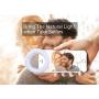Selfie Ring Light, Oternal Selfie Light Rechargeable Portable Clip-on Selfie Fill Ring Light for iPhone Android Smart Phone Photography, Camera Video, Girl Makes up (White)
