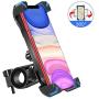 OHUI Bike Phone Mount, Full Screen Touch 360° Rotation Anti Shake Phone Mount Holder Compatible with iPhone 11/Pro Max/X/XR/XS Max/8/7/6 Plus, Samsung Galaxy S10/S10e/S9 and Other 4.5"-7" Smart Phones