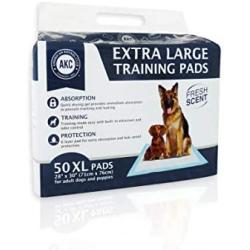 American Kennel Club Pet Training and Puppy Pads, Regular and Extra Large