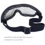Binboll UV Protective Outdoor Glasses Motorcycle Goggles Dust-proof Protective Combat Goggles Military Sunglasses Outdoor Tactical Goggles to Prevent Particulates and Fog (grey lenses)
