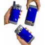 Gecko Travel Tech Blue Phone Wallet Adhesive - Blue Case Wallet for All Smartphones - Cellphone Case Wallet Blue