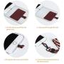 Universal Phone Lanyard Neck Wrist Straps with Durable Nylon Patch Compatible for iPhone Samsung Galaxy Huawei Series and Most Smartphone (Red)