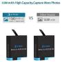 Artman Hero 8/7/6 1500mAh Replacement Batteries(2-Pack) Compatible with GoPro Hero 8 Black, GoPro Hero 7 Black, GoPro Hero 6 Black (Fully Compatible with Original)