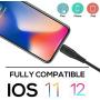 SMALLElectric iPhone Charger Cable, 3ft 5Pack Lightning Cable to UBS A Charging Cable Compatible with iPhone 11 Xs Max XR X 8 Plus 7 Plus 6 Plus SE iPad Pro iPod (Black)