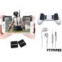 Mobile Game Controller(Bundle), 777 pipes Sensitive Shoot and Aim Buttons L1R1 for PUBG/Knives Out/Rules of Survival, PUBG Mobile Game Joystick, Cell Phone Game Controller for Android IOS With Headset