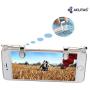 ACUTAS PUBG Shooter Controller Smartphone Mobile Gaming Trigger Fire Button Handle L1R1 (Clear)