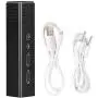 eboxer-1 Aluminum Full CNC Phone Mic Portable Voice Amplifier Mini Voice Changer for for Sound(Black)