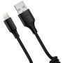 ONE PIX Coiled Lightning Cable for iPhone (2 Pack), MFi Certified Coil Car Charger Cable Compatible with iPhone 11/XS/XS Max/XR/X/8/8 Plus/7/7 Plus/6s/6s Plus/6/6 Plus/SE/5s/5c/5/iPad/iPod - Black