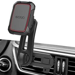 Magnetic Air Vent Car Phone Mount, Long Arm Air Vent Phone Holder with 360 Rotation Design, Built-in 6 Strong Magnets, Universal Car Magnetic Vent Holder for All Cell Phone & Mini Tablet