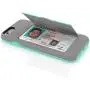 Incipio IPH-1185-GRYTEAL iPhone 6S Case, Stowaway [Kickstand][Credit Card] Wallet Cover fits Both Apple iPhone 6, iPhone 6S - Gray/Teal