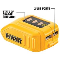 DEWALT 12V/20V MAX USB Charger, Tool Only (DCB090)