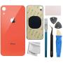 Vimour Back Glass Replacement for iPhone XR 6.1 Inches All Carriers with Pre-Installed Adhesive and Repair Tool Kits (Coral)