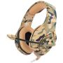 AjaxStore - K1 Stereo Gaming Headset Noise Cancelling Wired Headphones with Mic Microphone for PC Game Mobile Phones Tablet