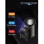 Car Charger Extension Cigarette Lighter Adapter,Socket Splitter with 3 USB and Voltage Meter,Compatible for iPhone 8/7/X/6S/XR,iPad,Samsung Galaxy S9/S8,iPad,GPS,Android Phone (BlackQC3.0)