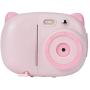 Oumij1 Mini Kids Camera - 24MP Children Digital Camera - Photos Printer - Printing Take Photos - Instantly Prints Photos - DIY Graffiti Video Recorder - USB Charging(Pink)