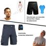 Ally Mens Mountain Bike Shorts Padded MTB Shorts Baggy Cycling Bicycle Bike Shorts with Padding Wear Relaxed Loose-fit