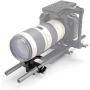 SMALLRIG Lens Support with Dual 15mm Rod Clamp, Adjustable Trimmer Knob for Long Telescope Lens on 15mm Rail Rod Support System - 1087