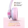 Mpow CH9 Kids Bluetooth Headphones with Microphone & LED Light, Bluetooth 5.0, 15Hours Playing Wireless Foldable Headset w/Mic, Volume Limited 85dB-95dB for PC/Cellphone/TV/School