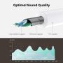 UGREEN Headphone Splitter, 3.5mm Audio Stereo Y Splitter Extension Cable Male to Female Dual Headphone Jack Adapter for Earphone, Headset Compatible with iPhone, Samsung, Tablet, Laptop (White)