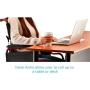 NOVA Medical Products Lightweight Transport Chair with Removable & Flip Up Arms for Easy Transfer, Anti-Tippers Included, Red, 19"